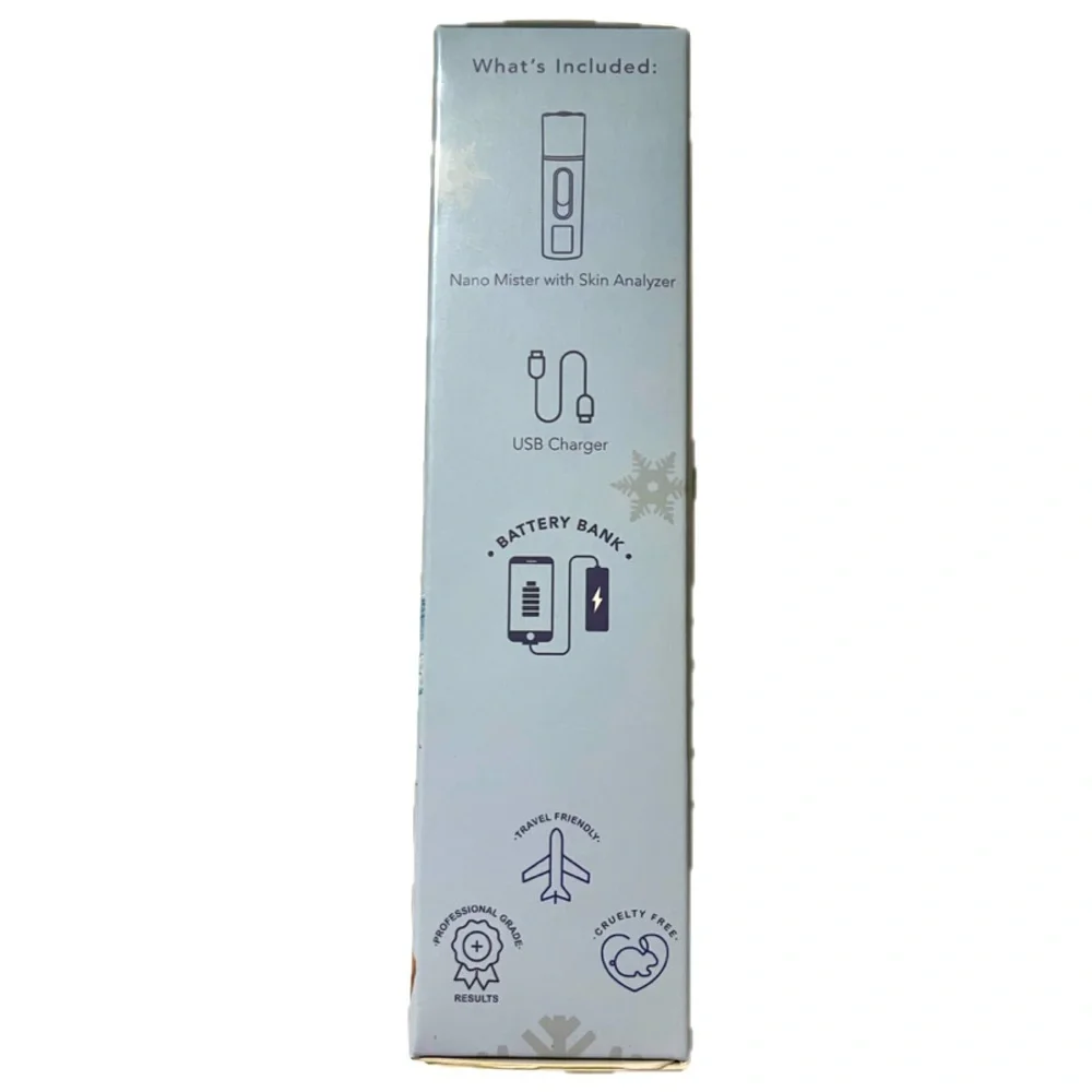 Spa Sciences Nano Mister Facial Mist Sprayer with Skin Analyzer